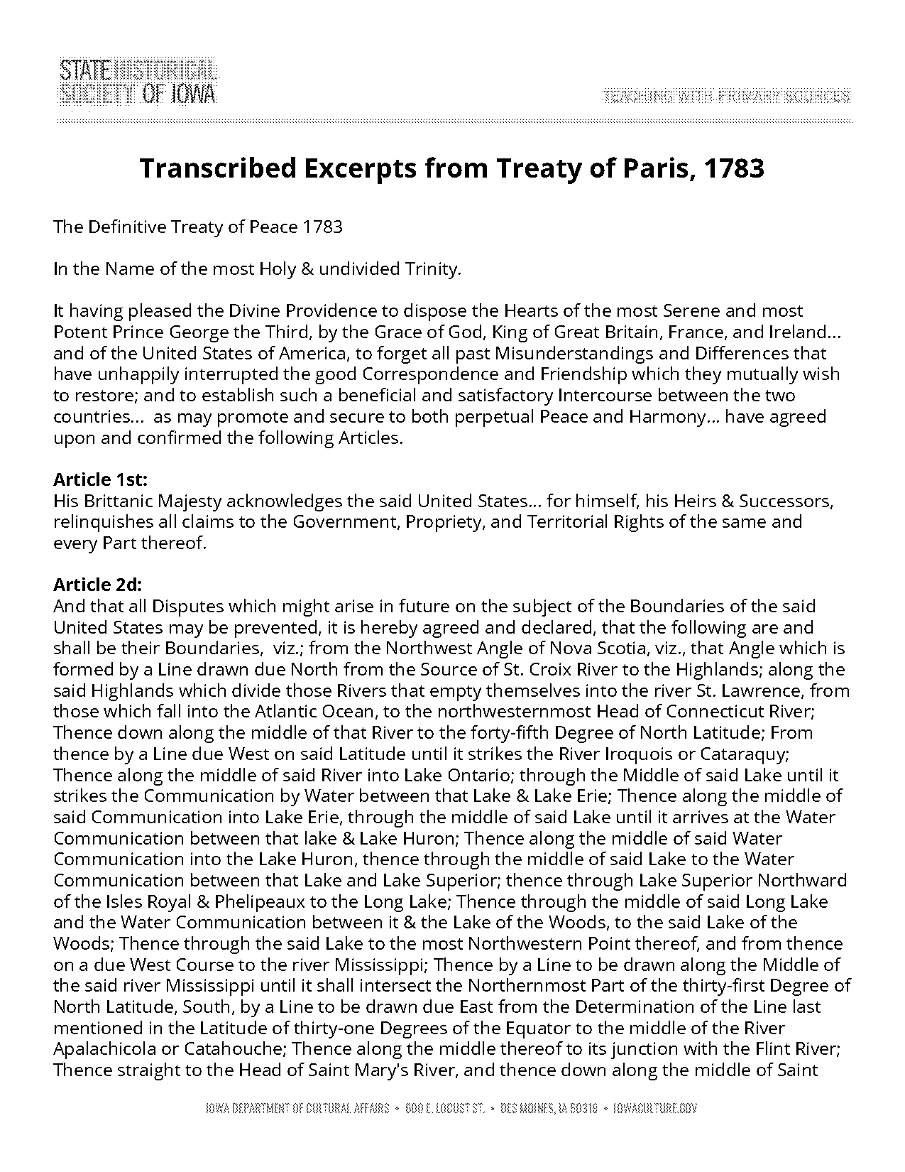 both treaty of paris